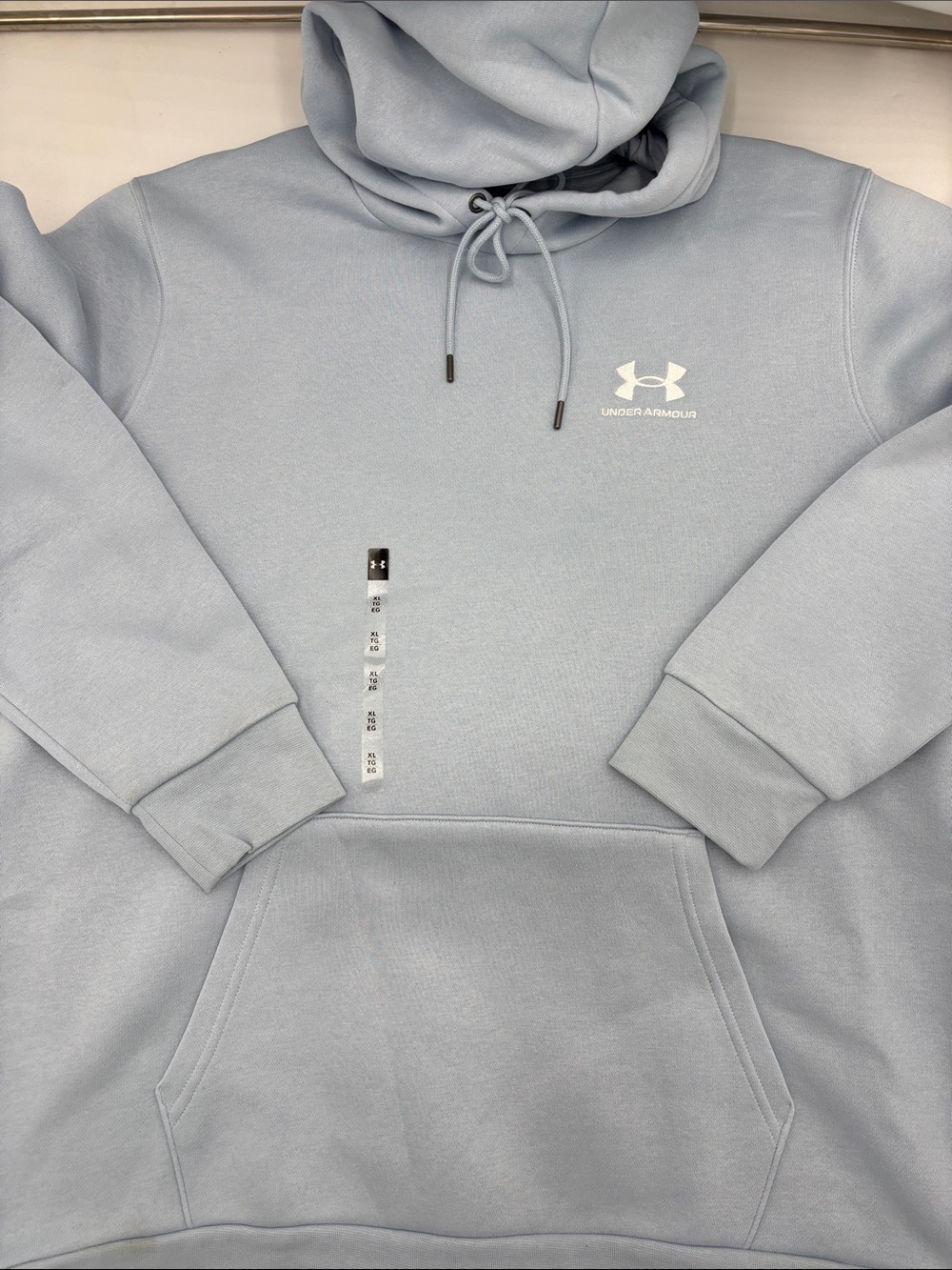 Under Armour Icon Fleece Hoodie in Blue Calm